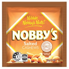 Nobbys Salted Cashews 50g - Carton of 24 - $2.95/Unit + GST